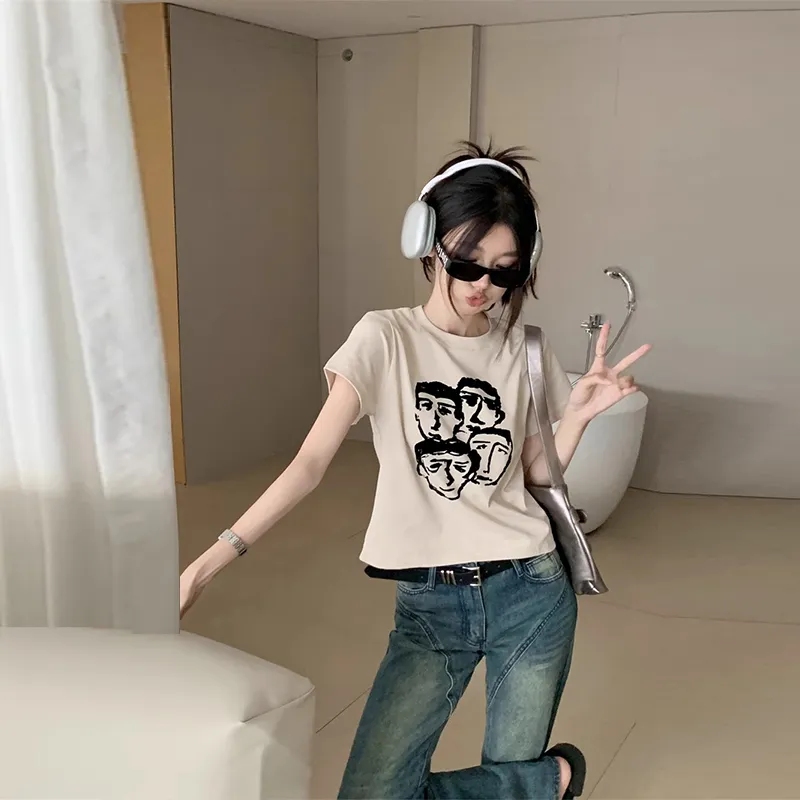 EVPGB T Shirt Women's Beige Apricot+Giveaway-1