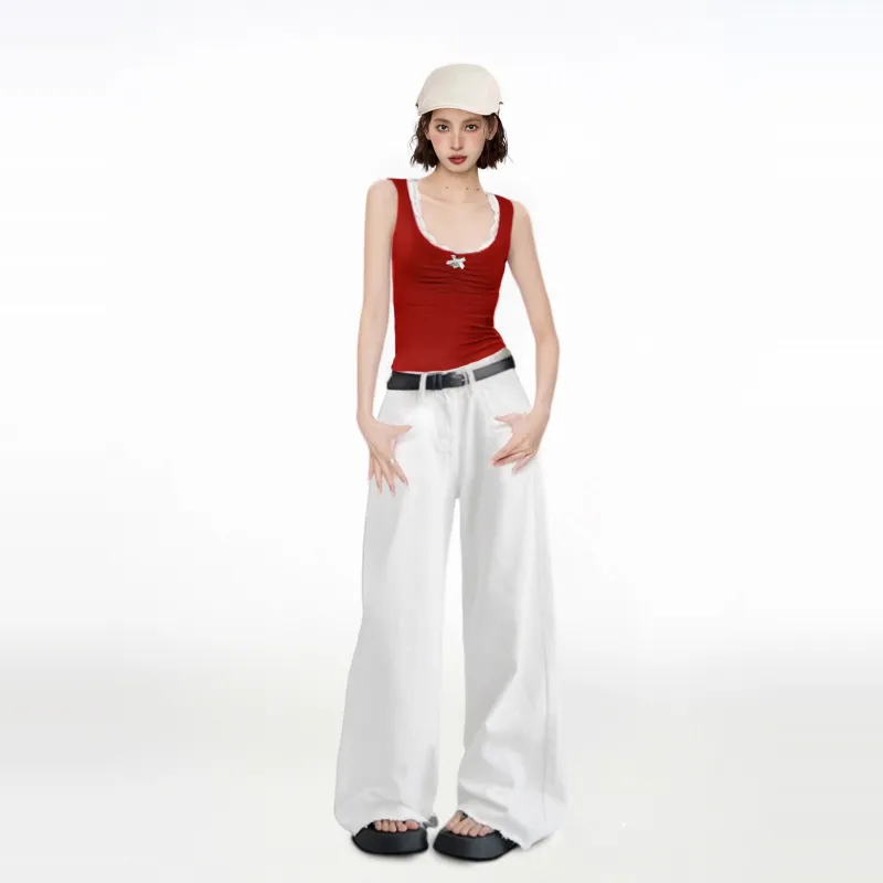 EVPGB Tank Tops Women's Red-3