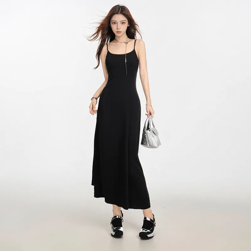 EVPGB Slip Dresses Women's Black-5