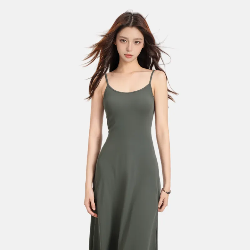 EVPGB Slip Dresses Women's Gray-5