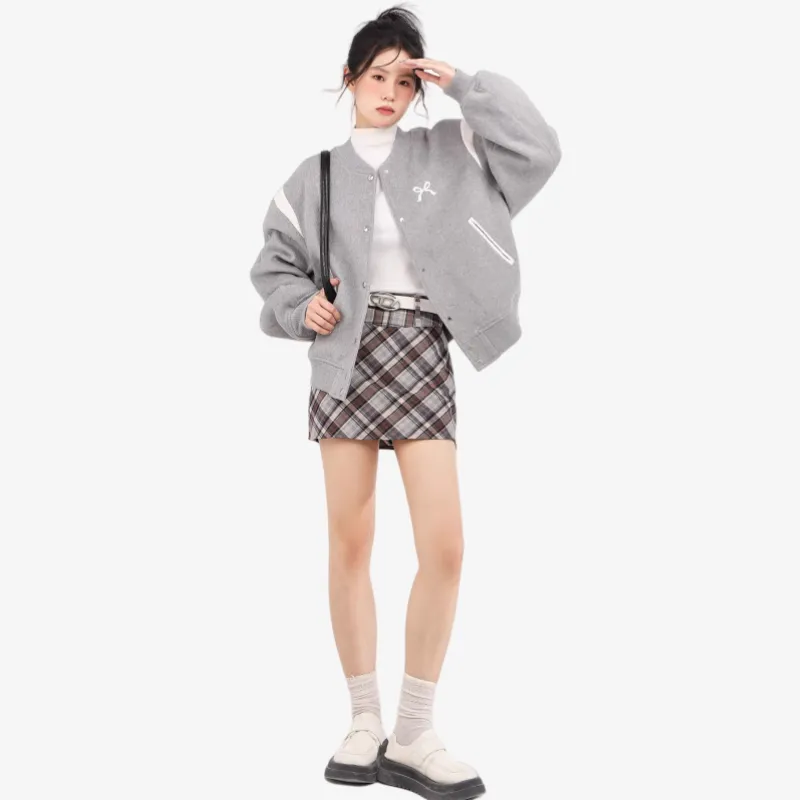 EVPGB Jackets Coats Women's Gray+Giveaway-4