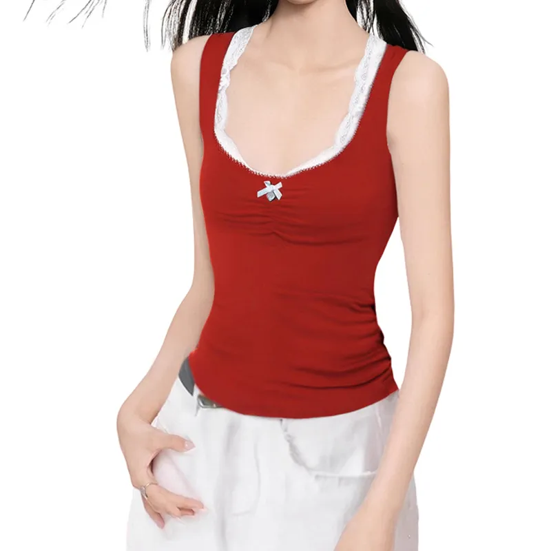 EVPGB Tank Tops Women's Red-1