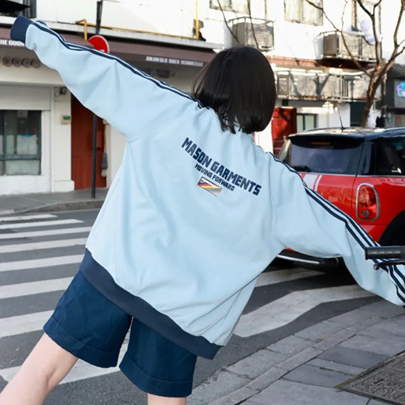 Masongarments Sweatshirt Unisex Light Blue-2