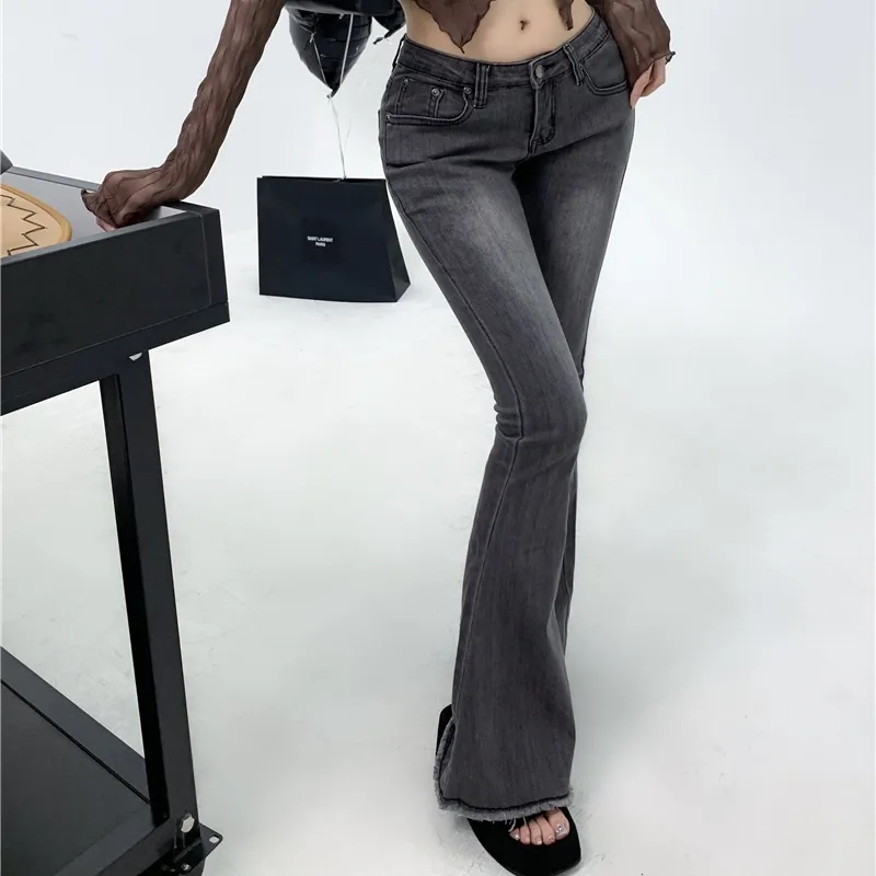 IQC Jeans Women's Black Gray Color-3