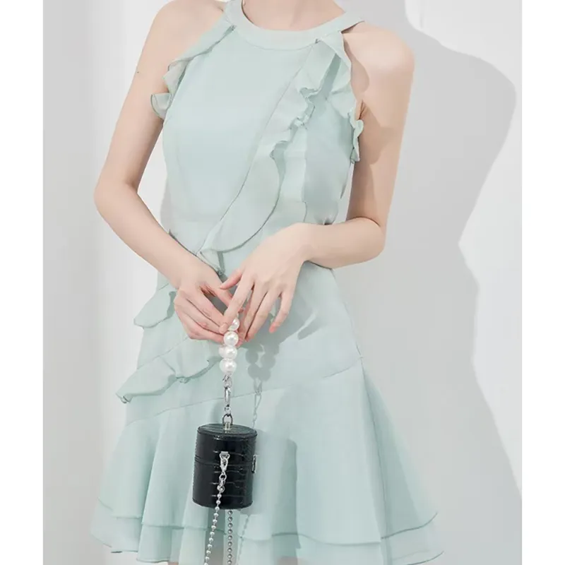 IQC Sleeveless Dress Women's Green-3