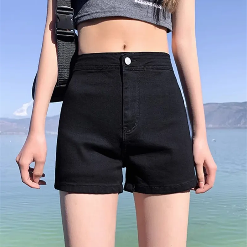 IQC Denim Shorts Women's Black-2