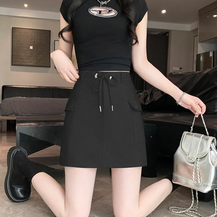 IQC Cargo Short Skirts Women's-3