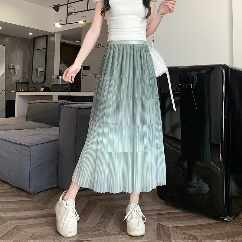 IQC Knit Long Skirts Women's-3