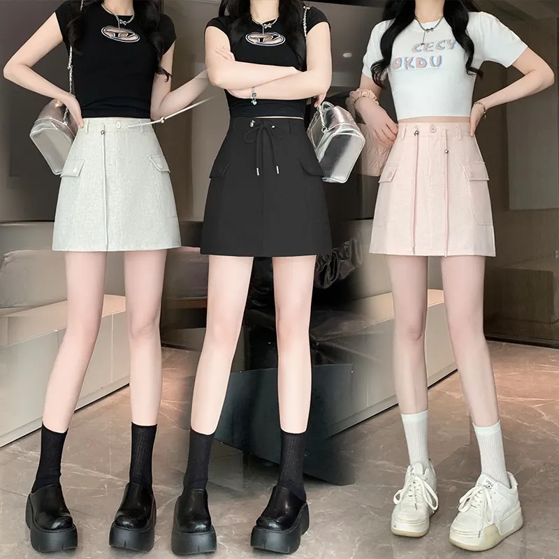 IQC Cargo Short Skirts Women's-7