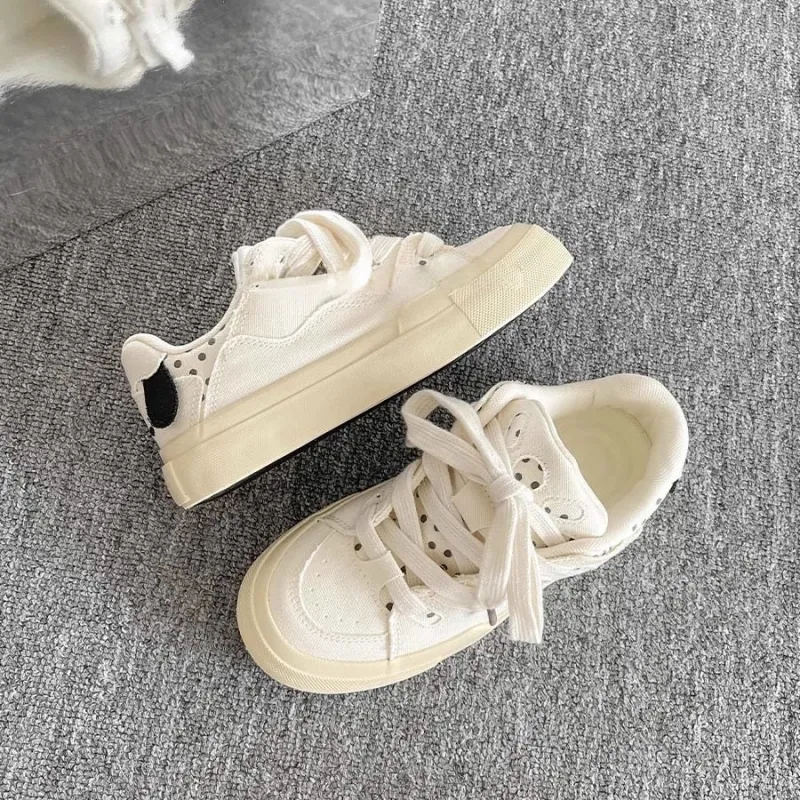 Kalinsd 1971 Low Top Skateboard Shoes Women's White-1