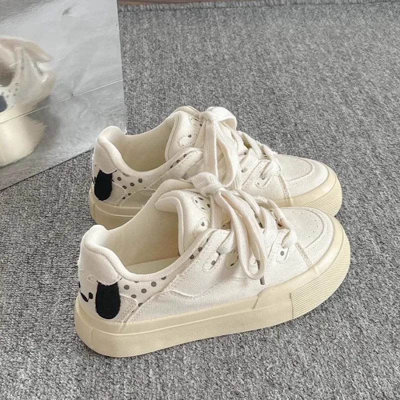 Kalinsd 1971 Low Top Skateboard Shoes Women's White-3