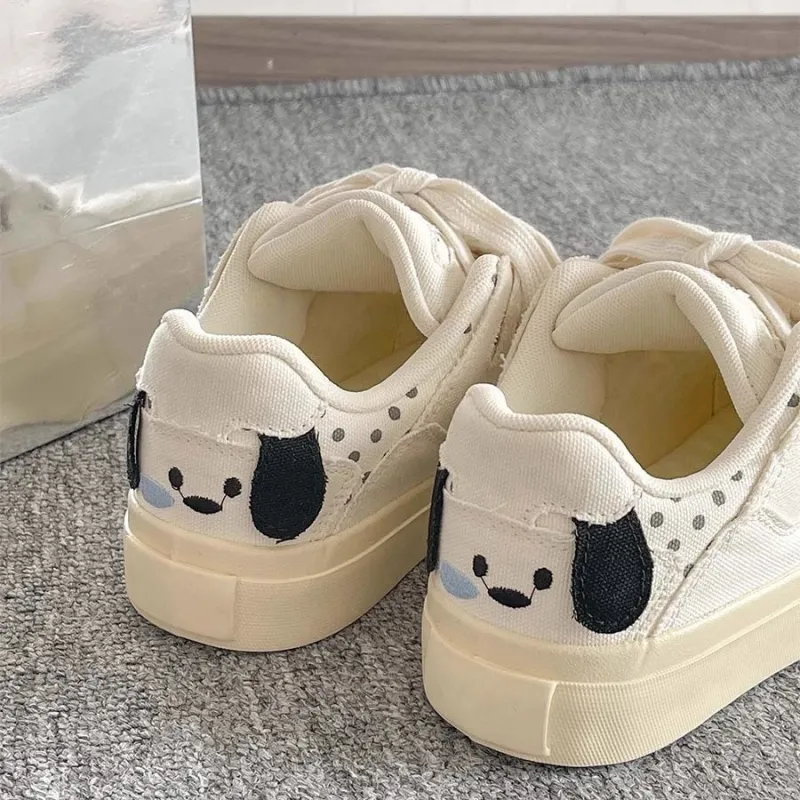 Kalinsd 1971 Low Top Skateboard Shoes Women's White-2