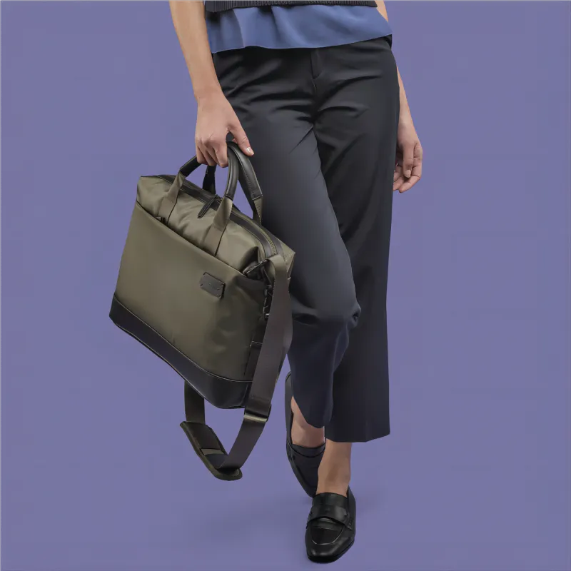 TUCANO Nylon MODO PREMIUM Computer Briefcase Regular Unisex Olive Green-9
