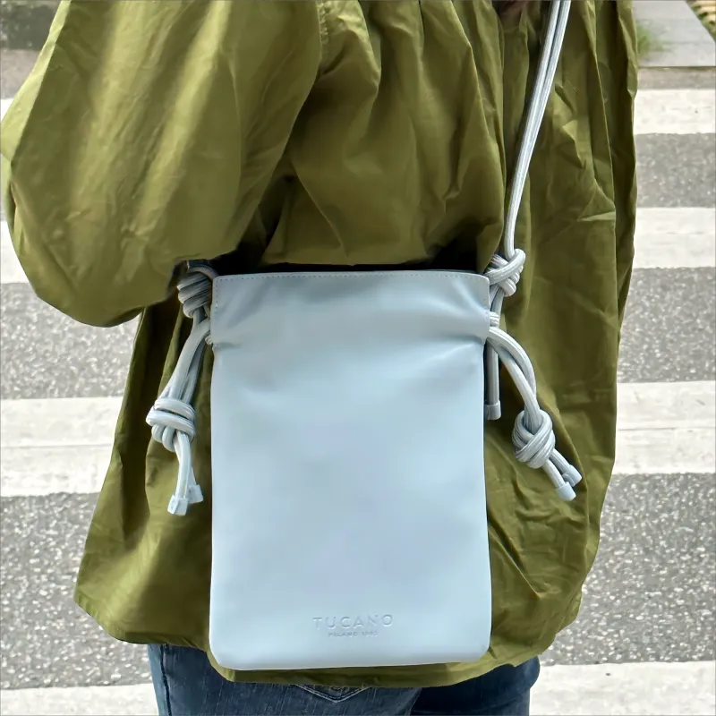 TUCANO PU NINA Crossbody Bag Small Size Women's Sky Blue-2