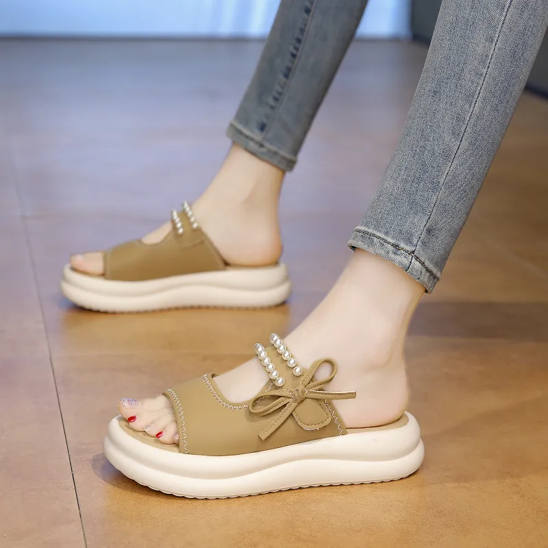 Ant City Quiet Abrasion Resistant Quick Dry Antibacterial Shock Absorbers Slide Slippers Women's-2