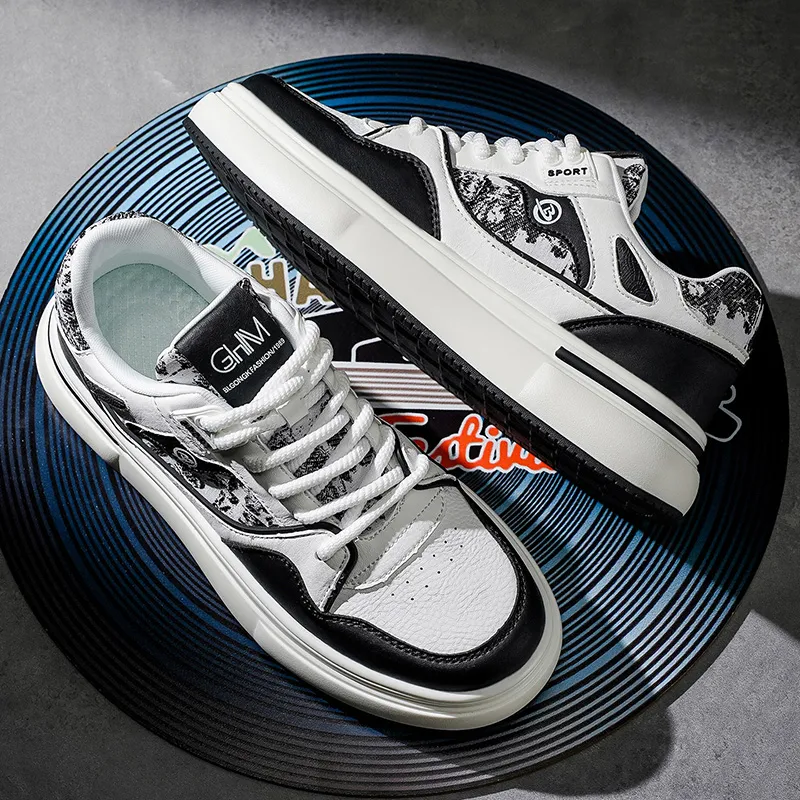 CALIFBULL Slip Resistant, Lightweight, And Breathable Low Top Skateboard Shoes Men's-5