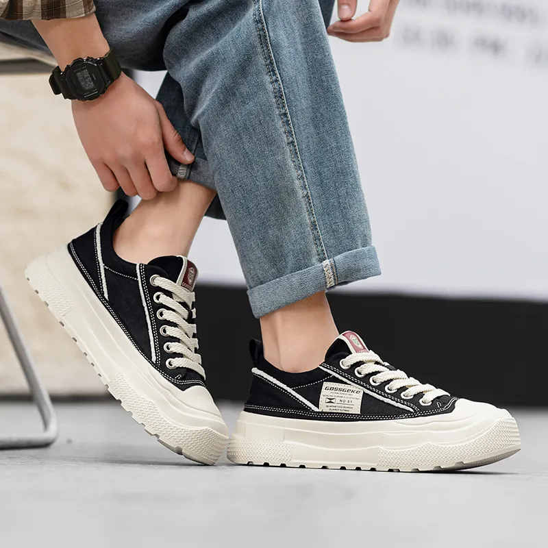 CALIFBULL Breathable Height Increase Low Top Casual Shoes Men's-6