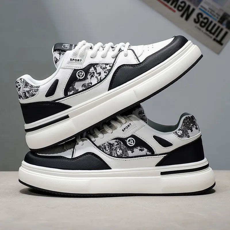 CALIFBULL Slip Resistant, Lightweight, And Breathable Low Top Skateboard Shoes Men's-3