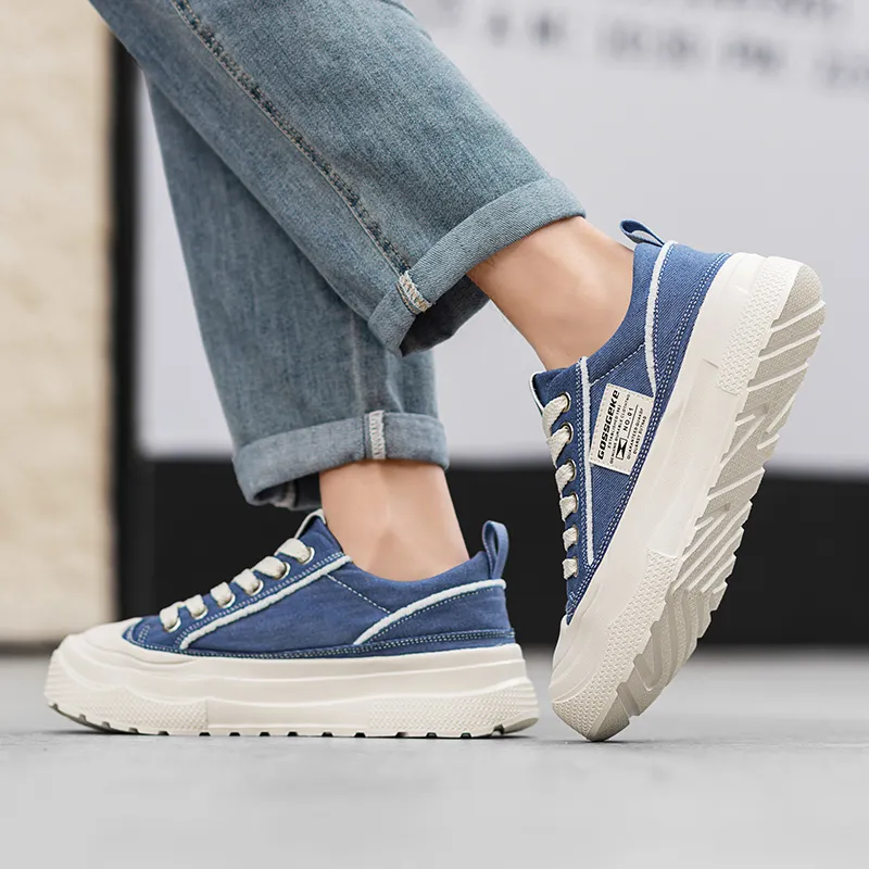 CALIFBULL Breathable Height Increase Low Top Casual Shoes Men's-20