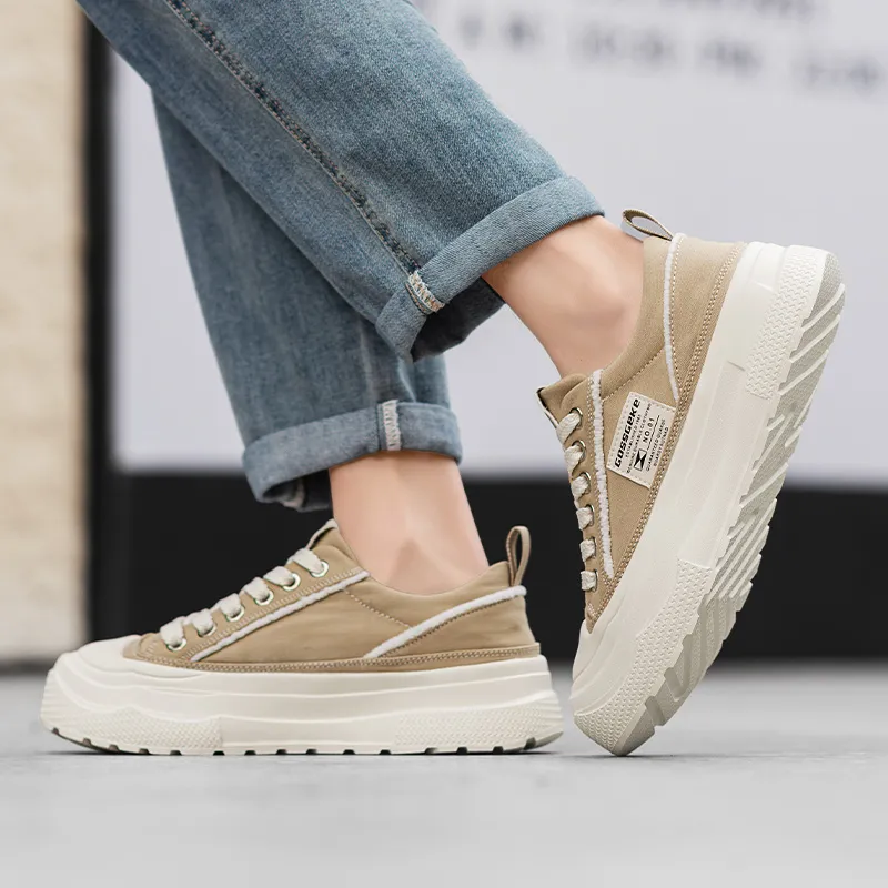 CALIFBULL Breathable Height Increase Low Top Casual Shoes Men's-12