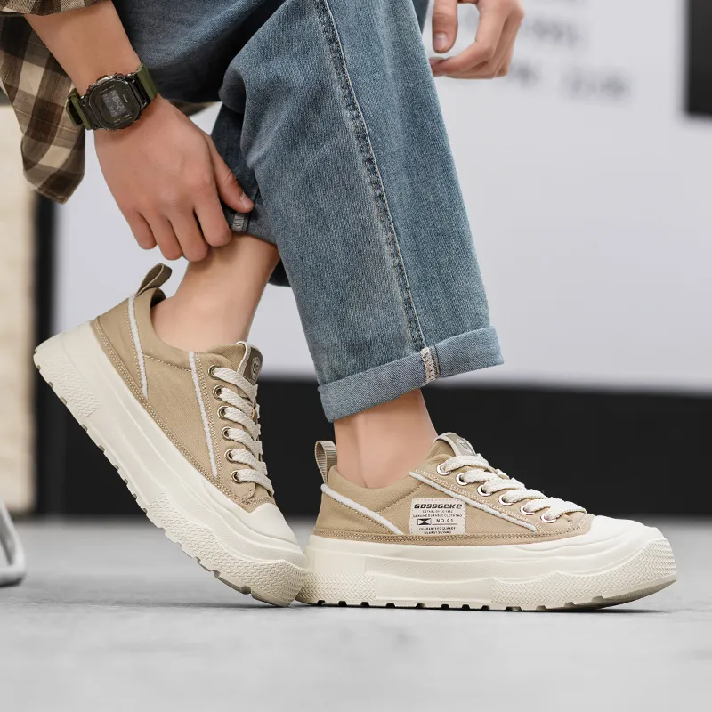 CALIFBULL Breathable Height Increase Low Top Casual Shoes Men's-13