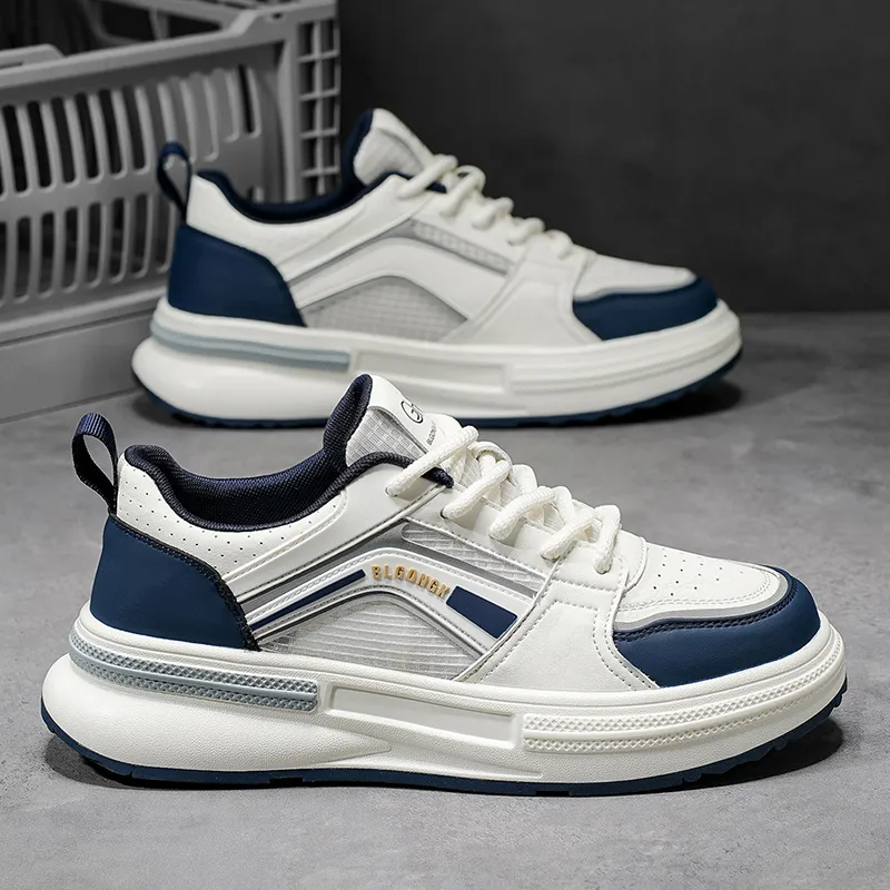 CALIFBULL Breathable Lightweight Height Increasing Low Top Casual Shoes Men's-8