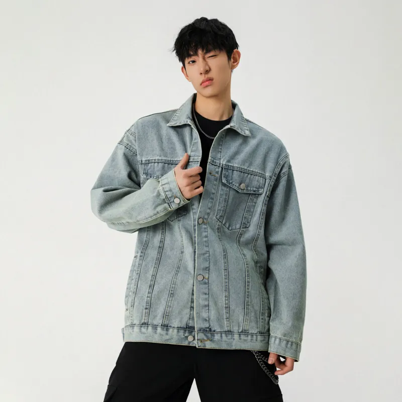 ACUOD BY CHANU Denim Jacket Unisex Turquoise-3