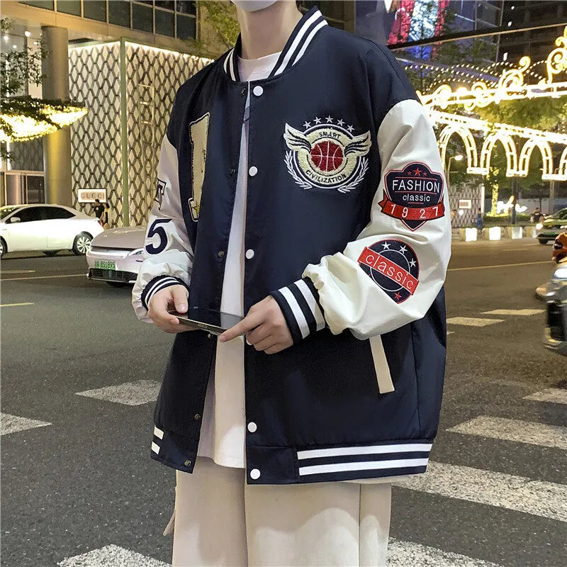 ACUOD BY CHANU Baseball Jacket Unisex Gray-6