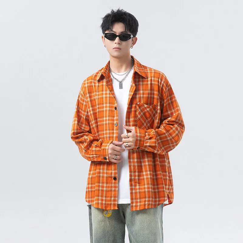 Lulifama Fashion Shirt Unisex Active Orange-10