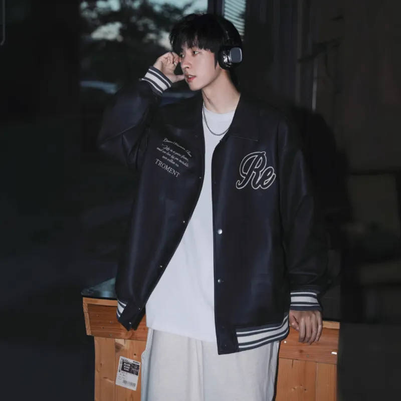 ACUOD BY CHANU Leather Jacket Unisex-2