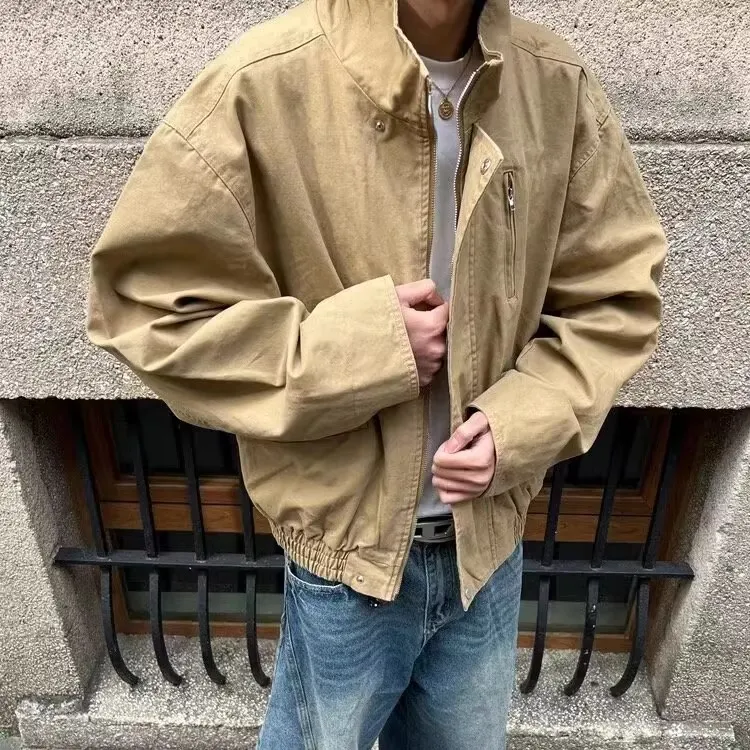 ACUOD BY CHANU Jackets Coats Unisex Khaki-1