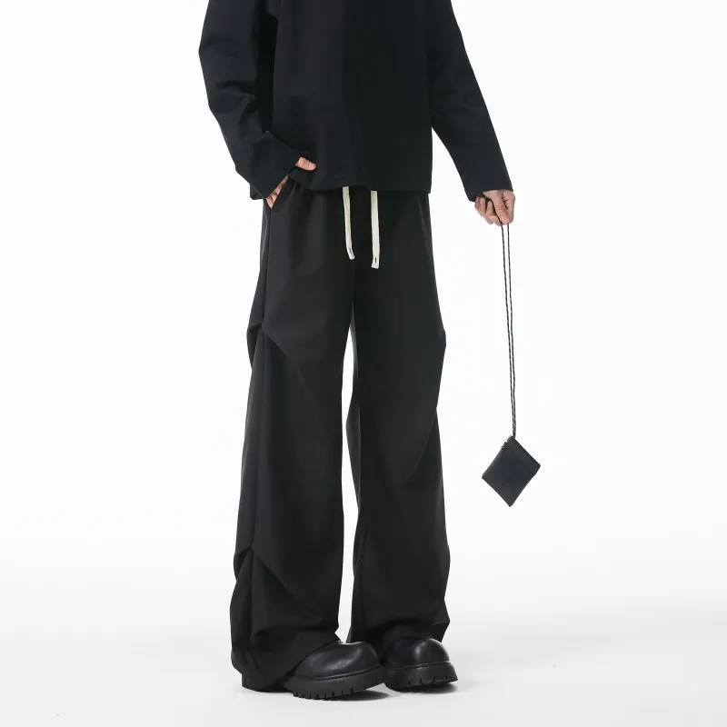 ACUOD BY CHANU Casual Pants Unisex Black-4