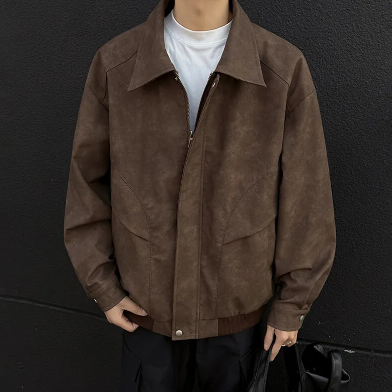ACUOD BY CHANU Trendy Brand Luxury Streetwear Cool Motorcycle Jacket Coat Unisex-7