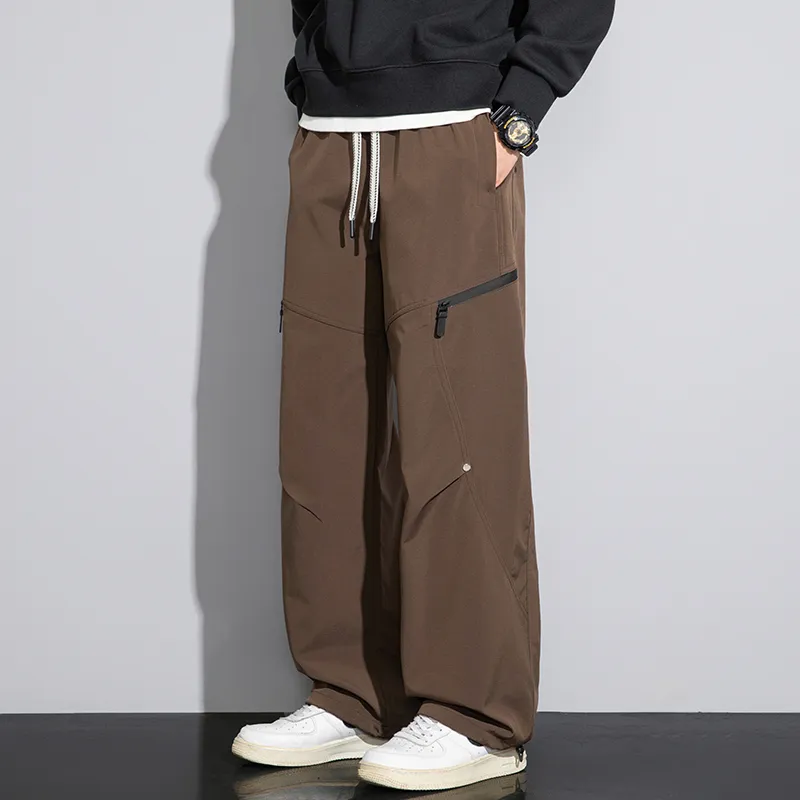 ACUOD BY CHANU Cargo Pants Unisex Brown-2