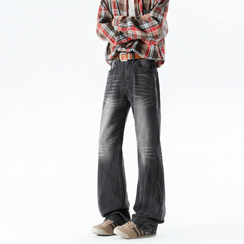 ACUOD BY CHANU Jeans Unisex Black Gray Color-2