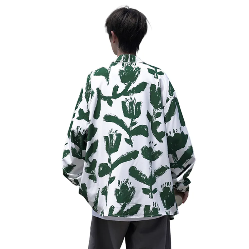 ACUOD BY CHANU Spring Korean Style Vintage Shirt Loose Fit Casual Couple Trendy Unisex-1