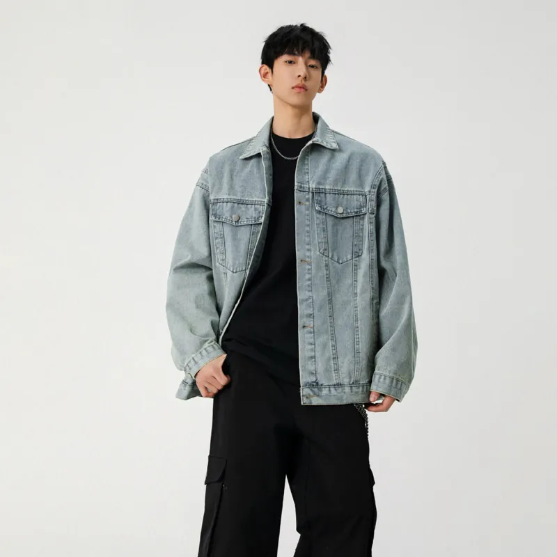 ACUOD BY CHANU Denim Jacket Unisex Turquoise-2