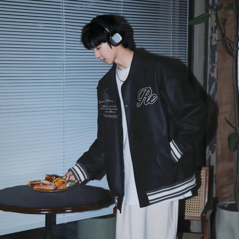 ACUOD BY CHANU Leather Jacket Unisex-3