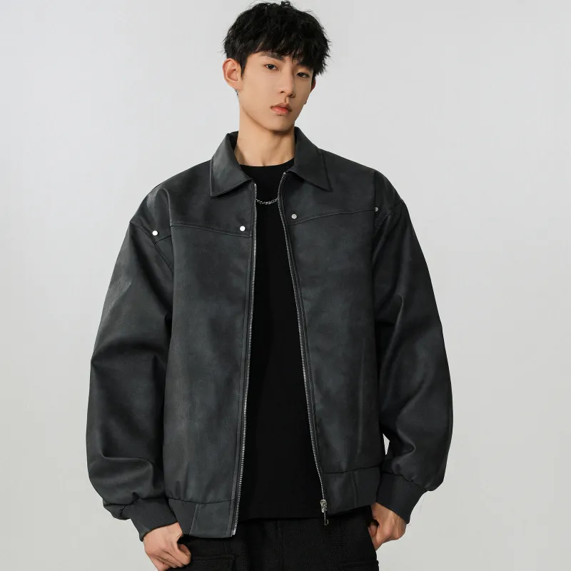 ACUOD BY CHANU Leather Jacket Unisex-7