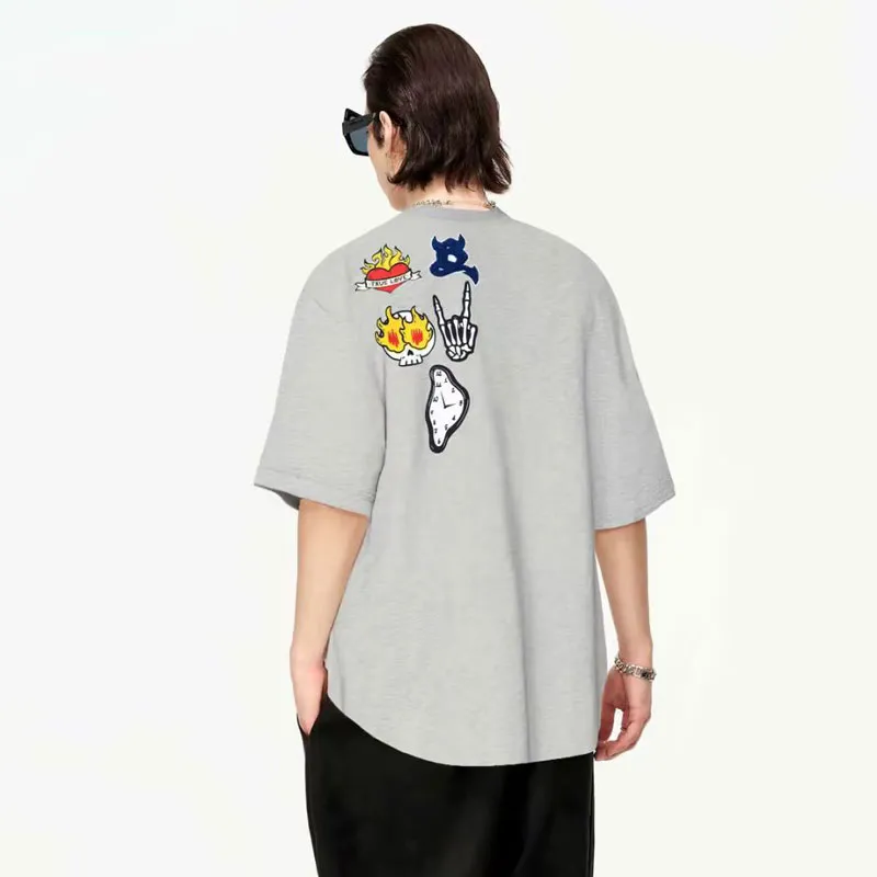 WELTER EXPERIMENT Minimalist Style Basic T Shirt Unisex-21