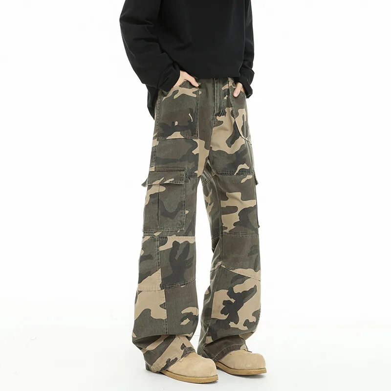 ACUOD BY CHANU Cargo Pants Unisex Camouflage-2