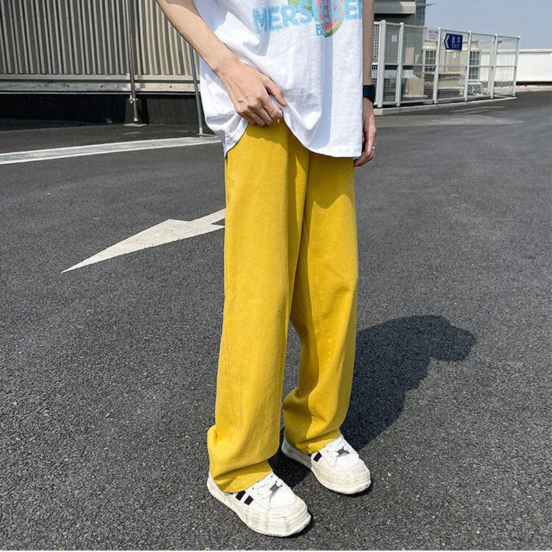 ACUOD BY CHANU Casual Pants Unisex Orange Red-19