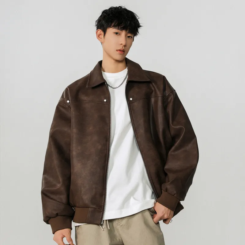 ACUOD BY CHANU Leather Jacket Unisex-2