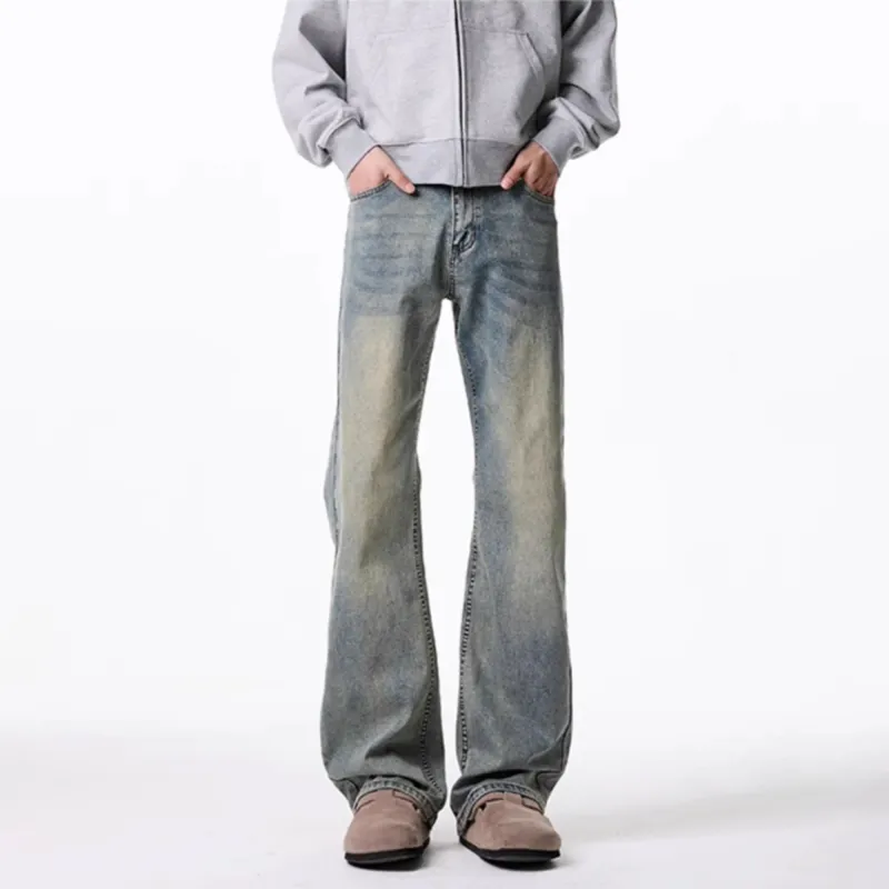 ACUOD BY CHANU Trendy Brand Bootcut Pants With Design Sensation Loose Fit Casual Pants Unisex-5