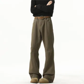 ACUOD BY CHANU Jeans Spring Trendy Luxury Streetwear Loose Fit Wide Inseam Pants Unisex