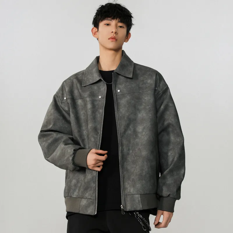 ACUOD BY CHANU Leather Jacket Unisex-11