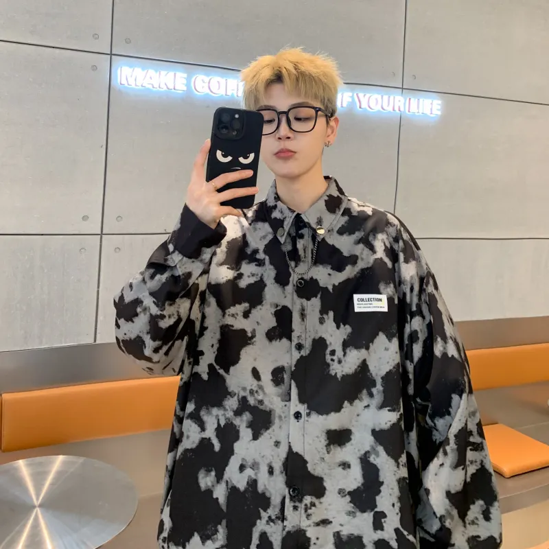 ACUOD BY CHANU Shirt Unisex Black Gray Color-4