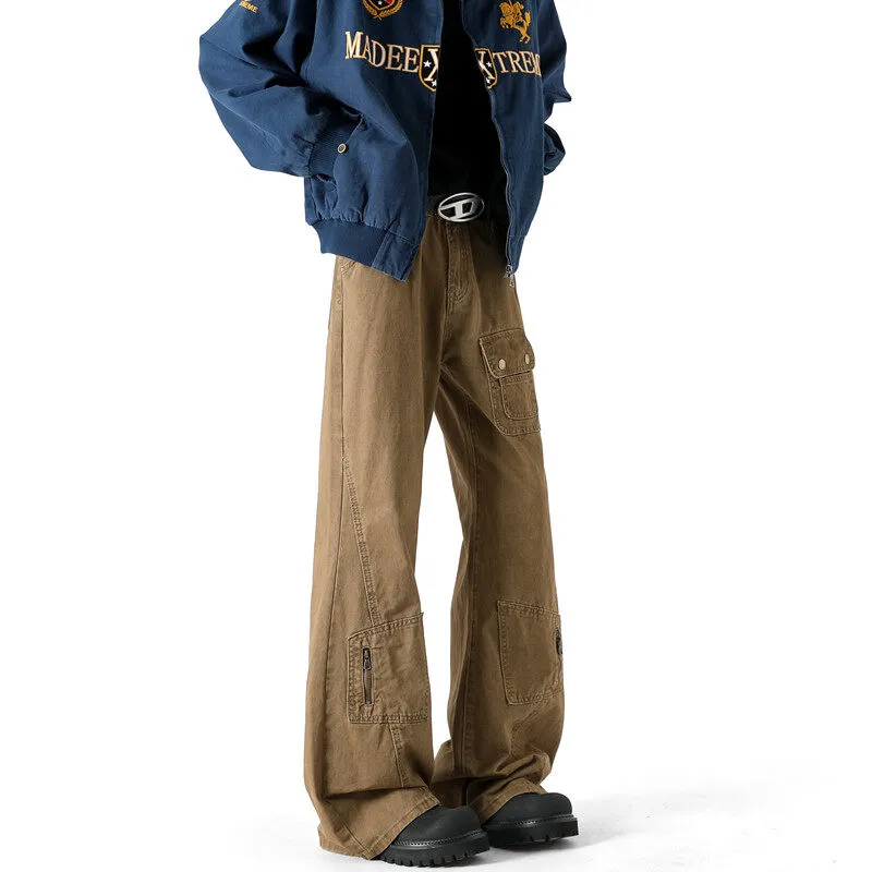 M MAICCO Cargo Pants Unisex Khaki-4