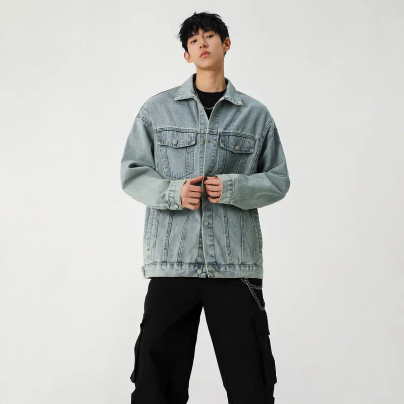 ACUOD BY CHANU Denim Jacket Unisex Turquoise-4