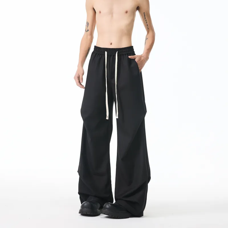 ACUOD BY CHANU Casual Pants Unisex Black-2